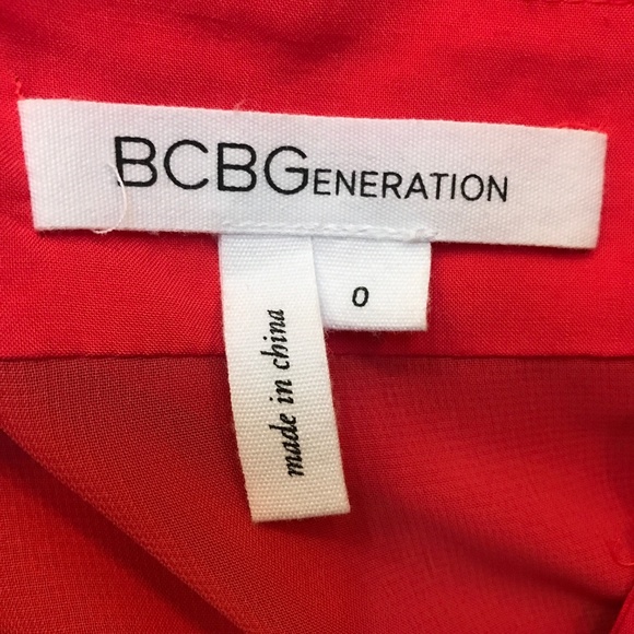 BCBG reddish/coral mini dress - Picture 4 of 4
